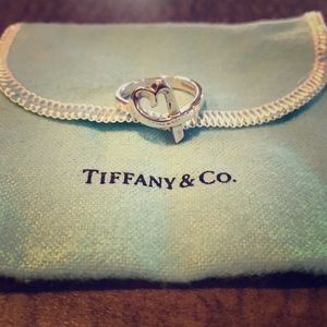 Authentic Tiffany & Co heart ring